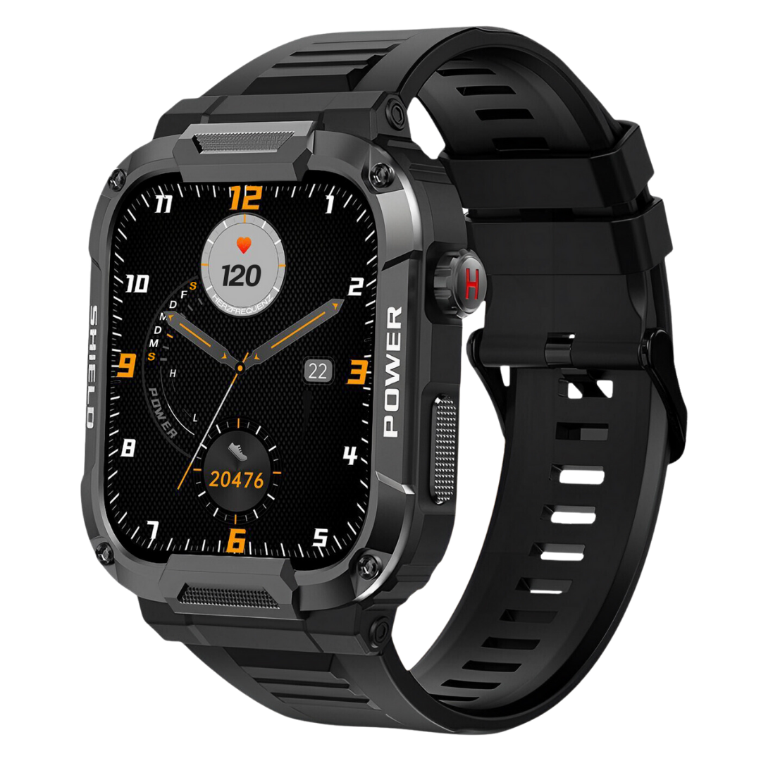 John – Men's Rugged Military Grade Design Smartwatch with Advanced Fitness Tracking