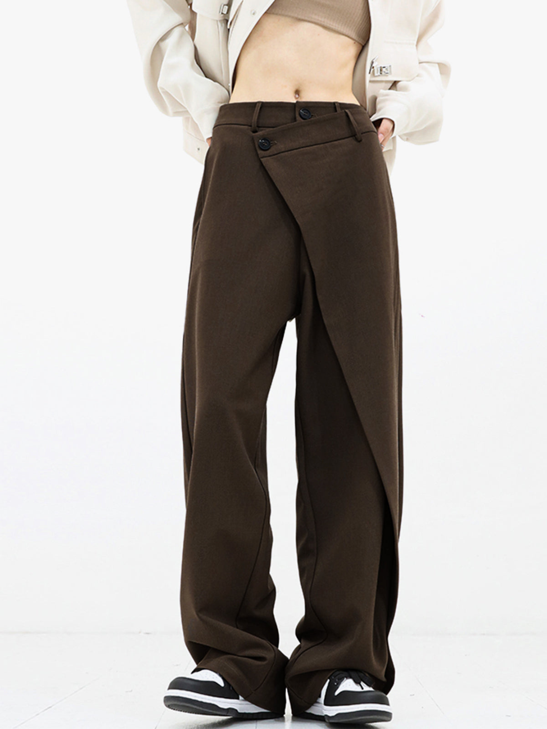 Rebecca – Women's Asymmetric Baggy Pants