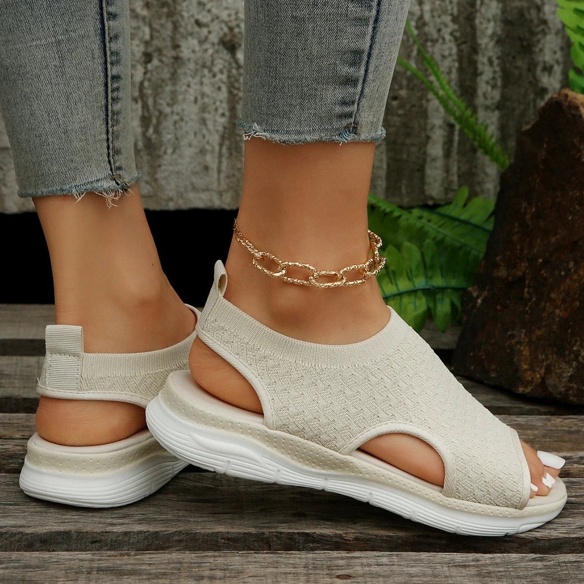 Hilma™-Ortopediska sportsandaler med slingback