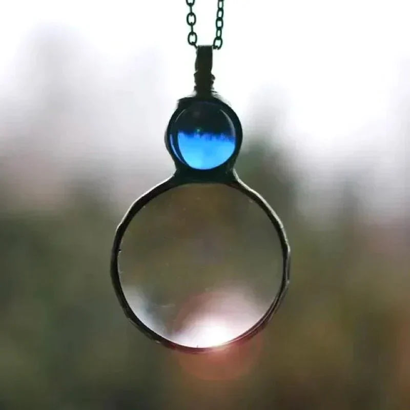 Carol – Women's Bohemian Necklace with Magnifying Glass