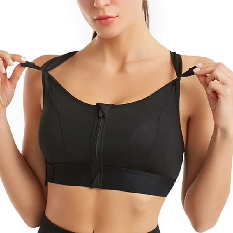 Julie – Women's Shockproof Sports Bra with Adjustable Straps