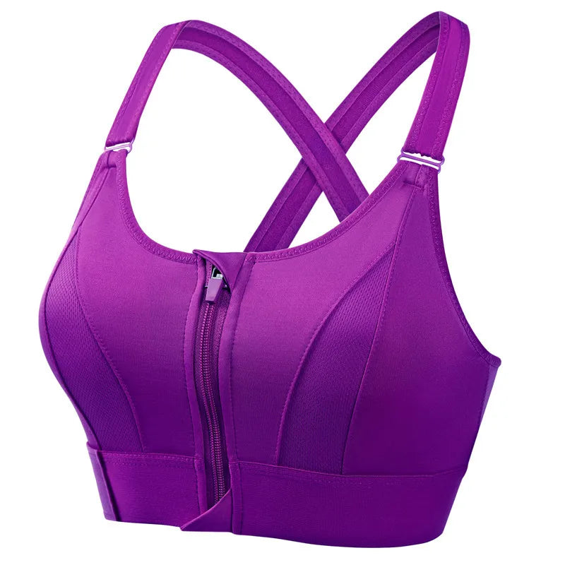 Julie – Women's Shockproof Sports Bra with Adjustable Straps