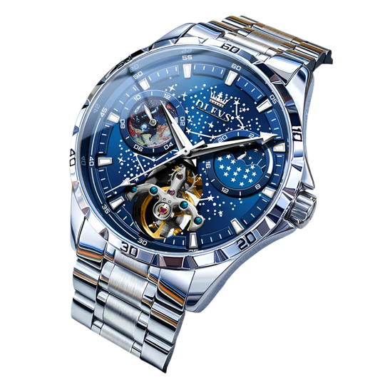 Terrence – Automatic Waterproof Mechanical Watch with Moon Phase