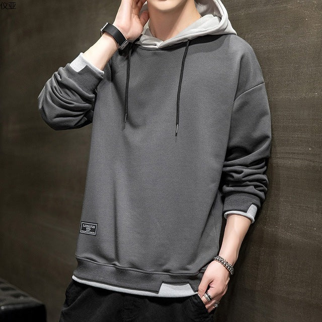 Marcus – Men's Classic Urban Two-Tone Hoodie