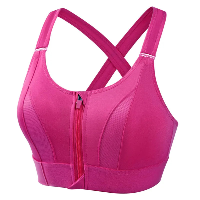 Julie – Women's Shockproof Sports Bra with Adjustable Straps