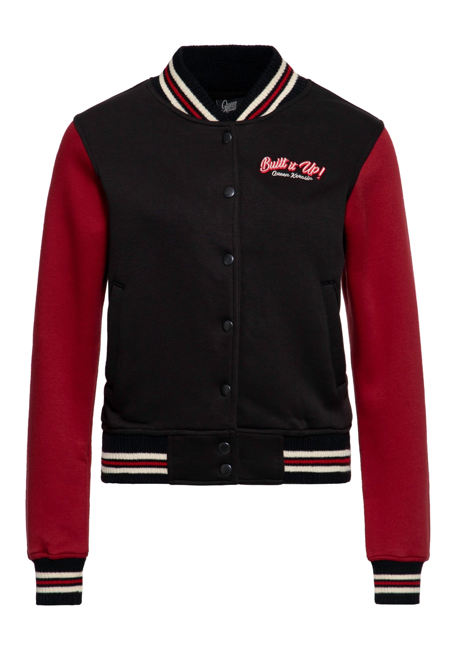 Rose – Women's Varsity Jacket with Vintage Embroidery