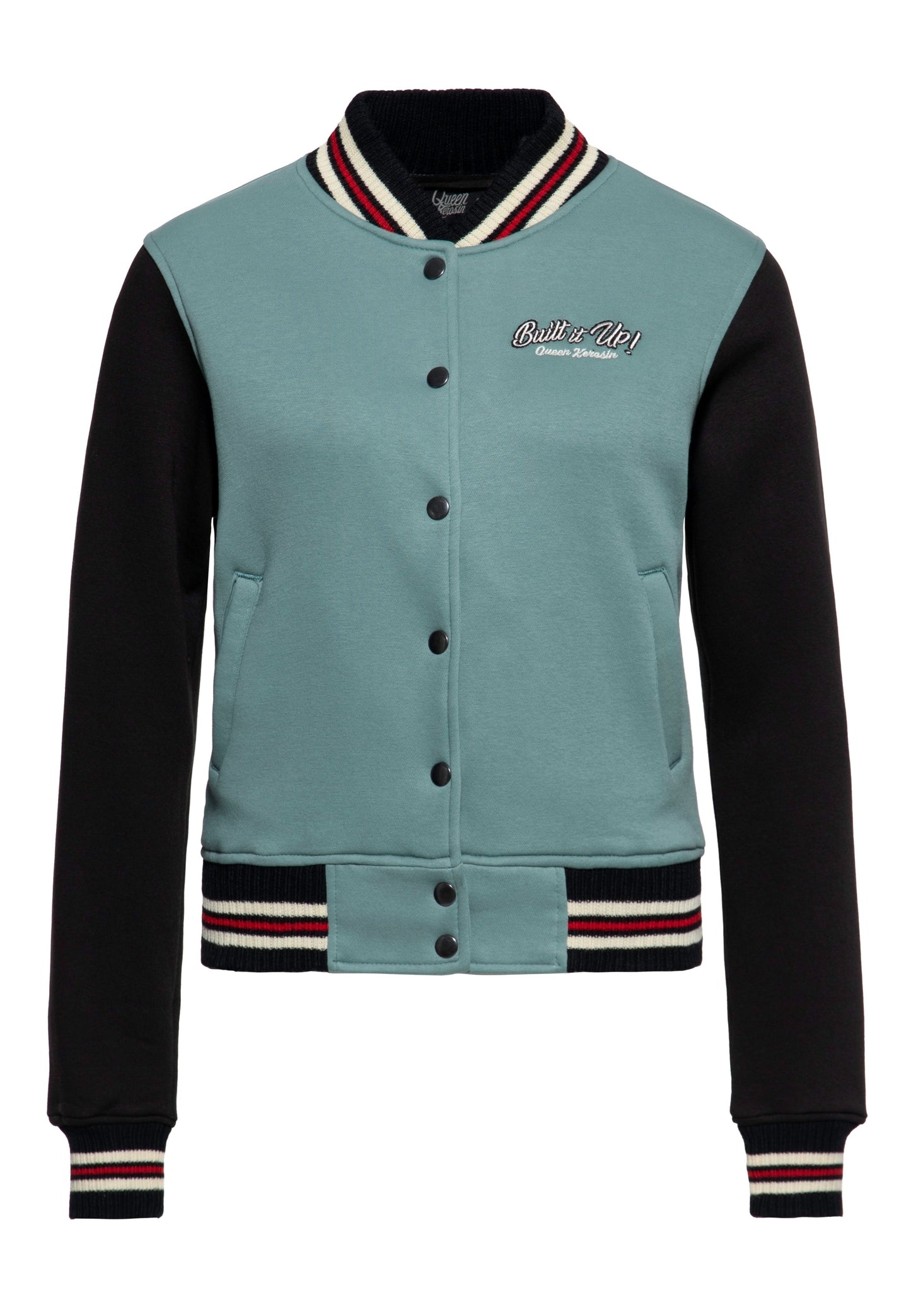 Rose – Women's Varsity Jacket with Vintage Embroidery