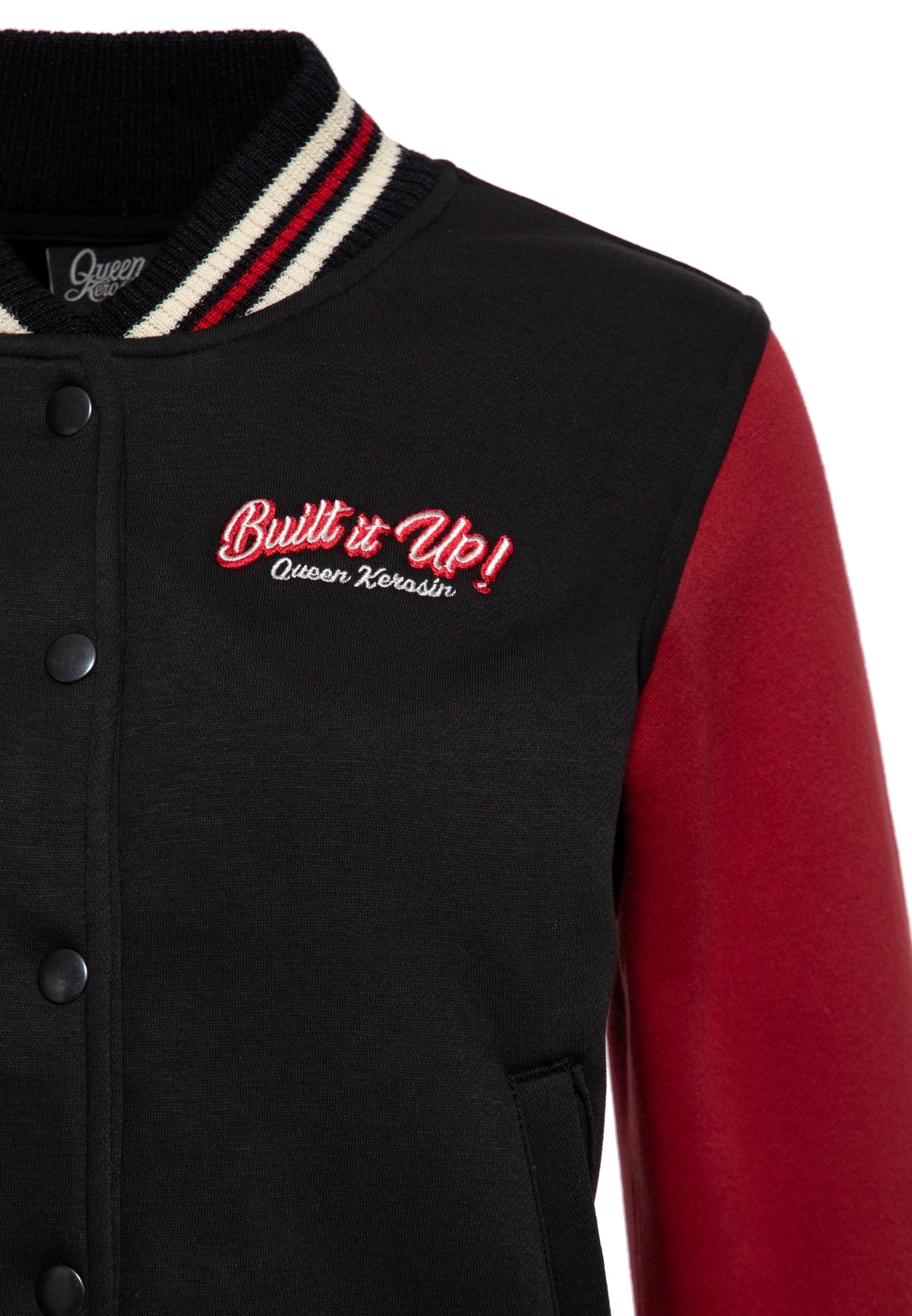 Rose – Women's Varsity Jacket with Vintage Embroidery