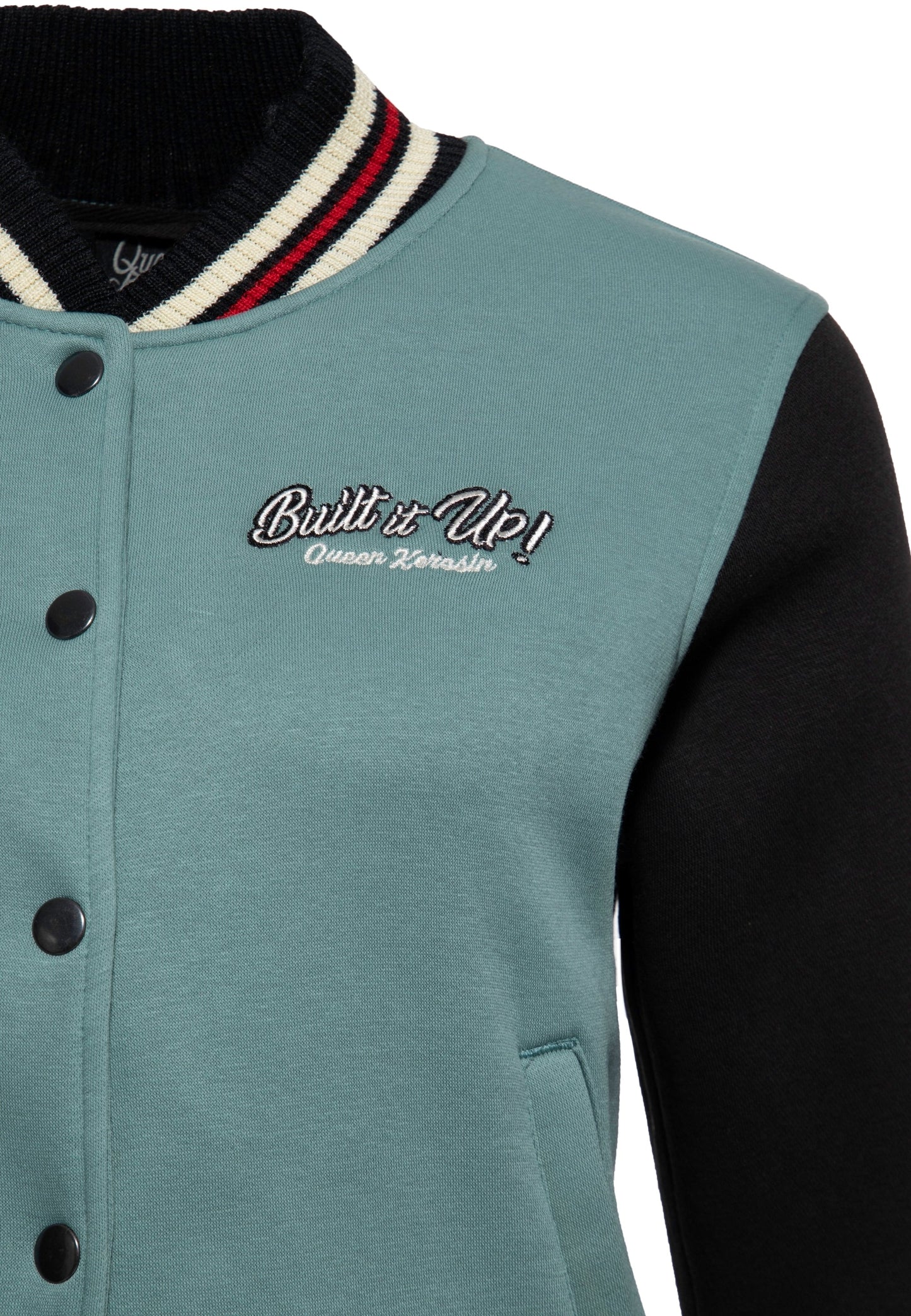 Rose – Women's Varsity Jacket with Vintage Embroidery