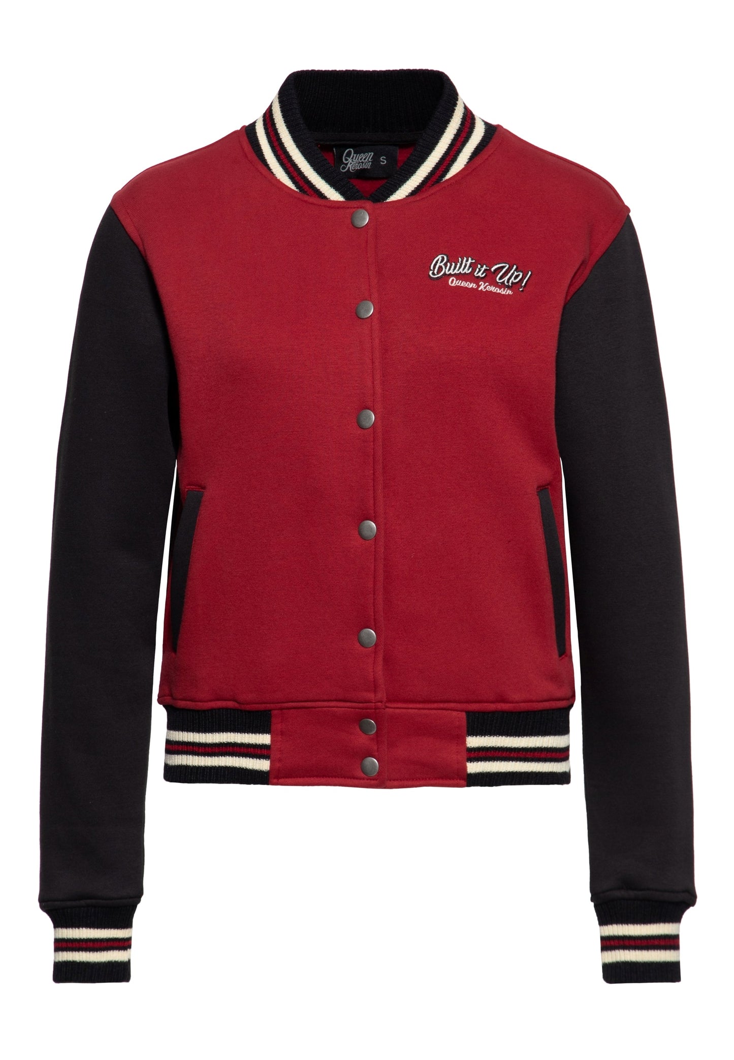 Rose – Women's Varsity Jacket with Vintage Embroidery