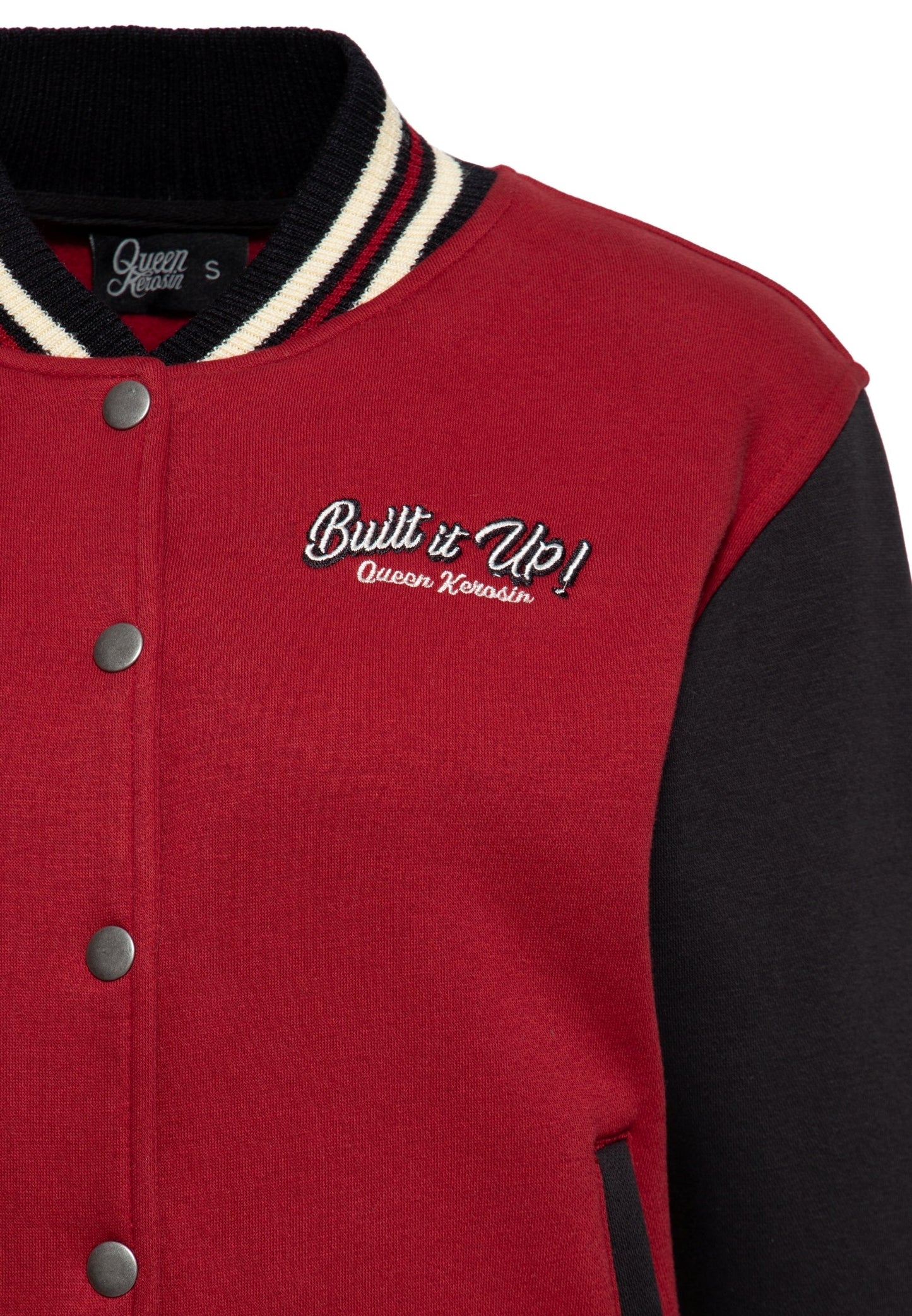 Rose – Women's Varsity Jacket with Vintage Embroidery