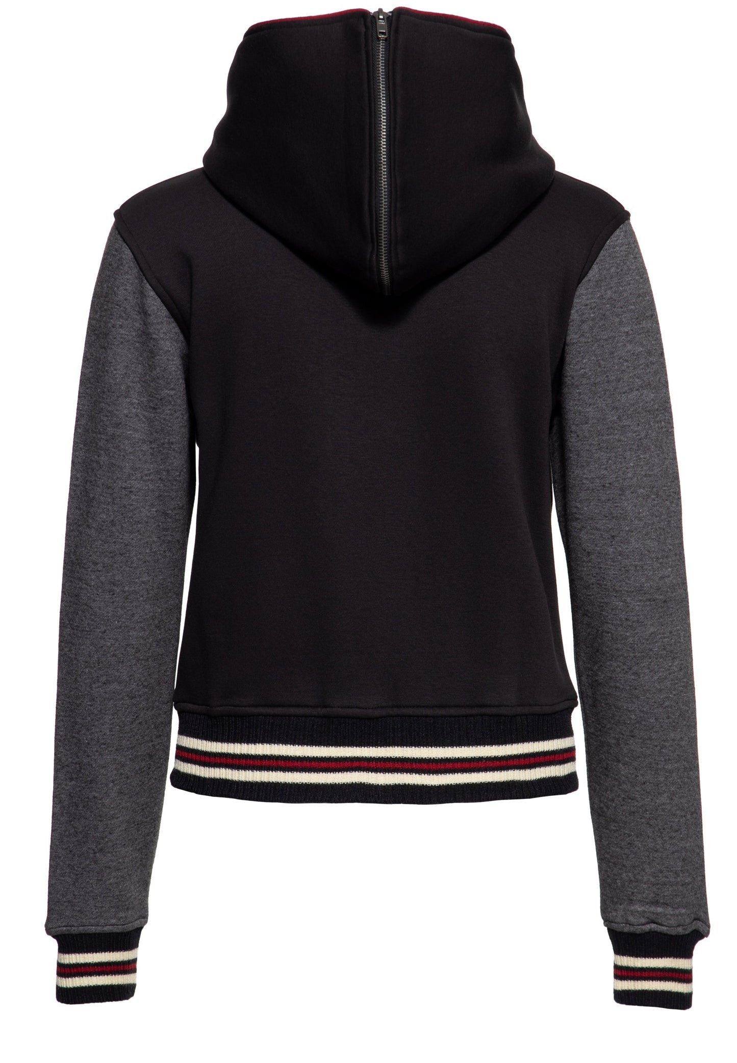 Alice – Women's Varsity Jacket with Detachable Hood