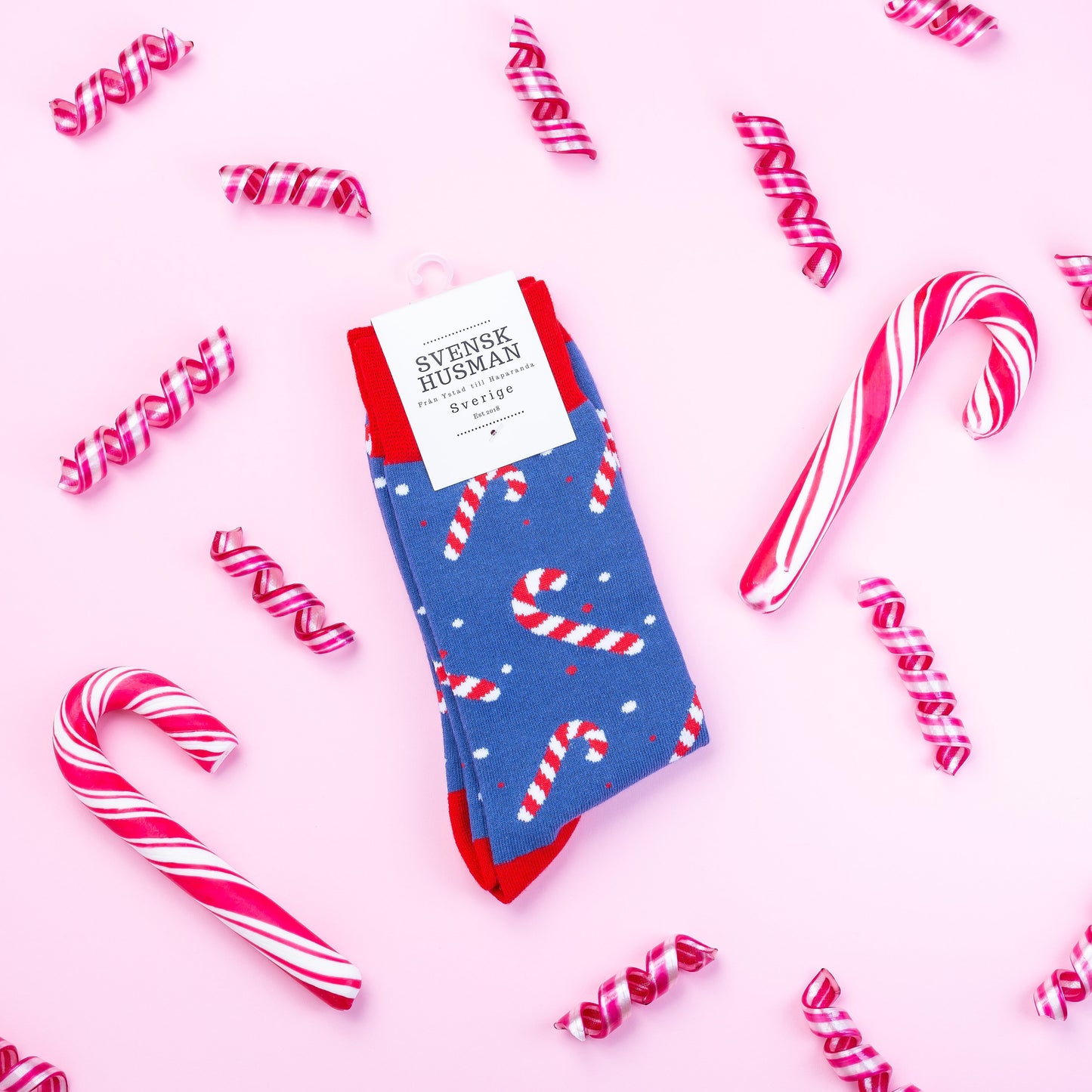 Andrea – Unisex Candy Cane Striped Socks