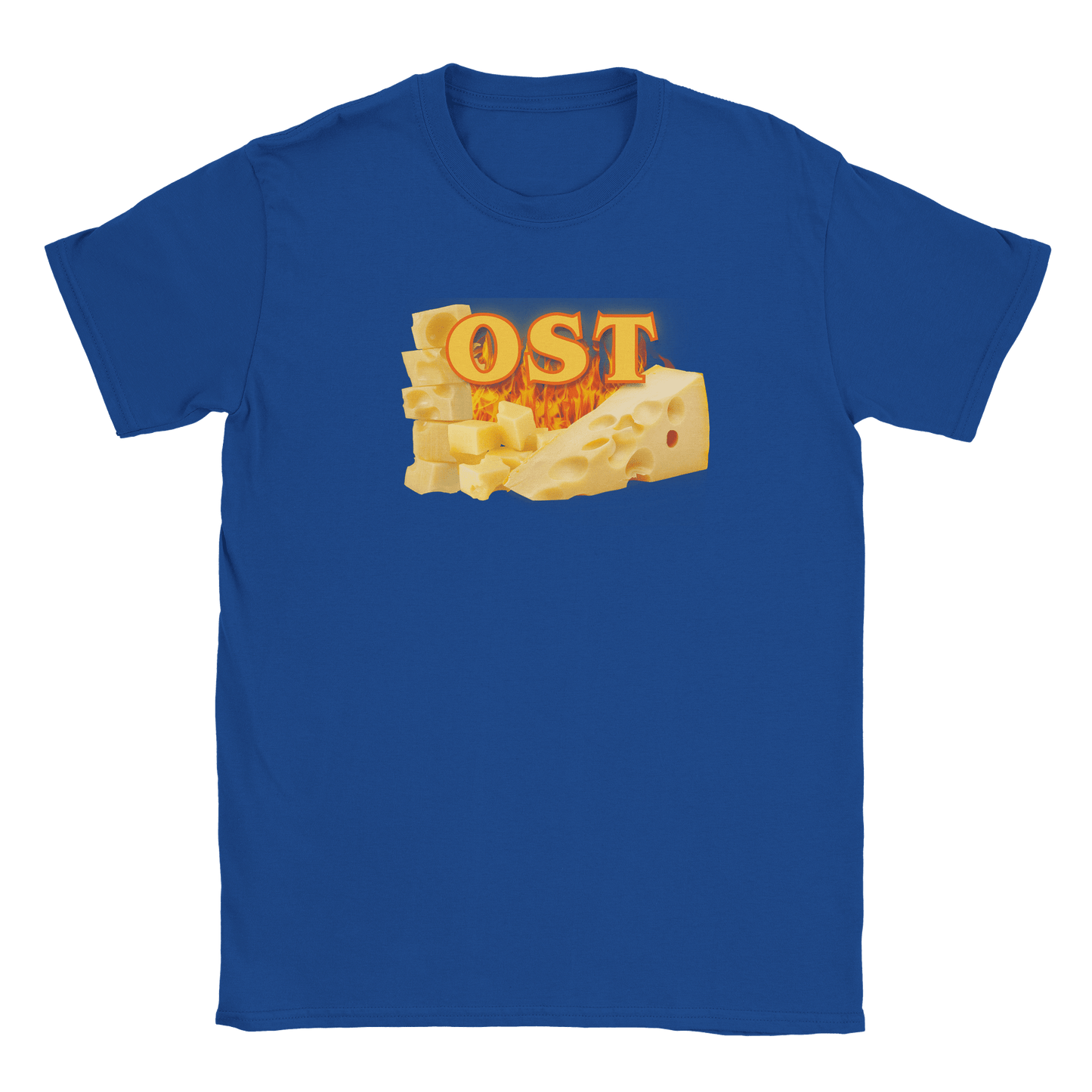 Rory – Unisex Cheese Print T-Shirt