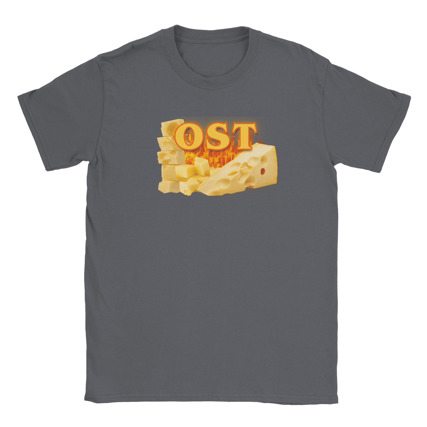 Rory – Unisex Cheese Print T-Shirt