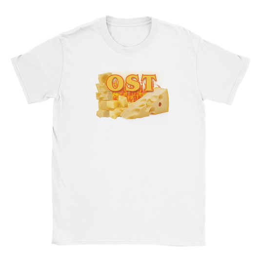 Rory – Unisex Cheese Print T-Shirt