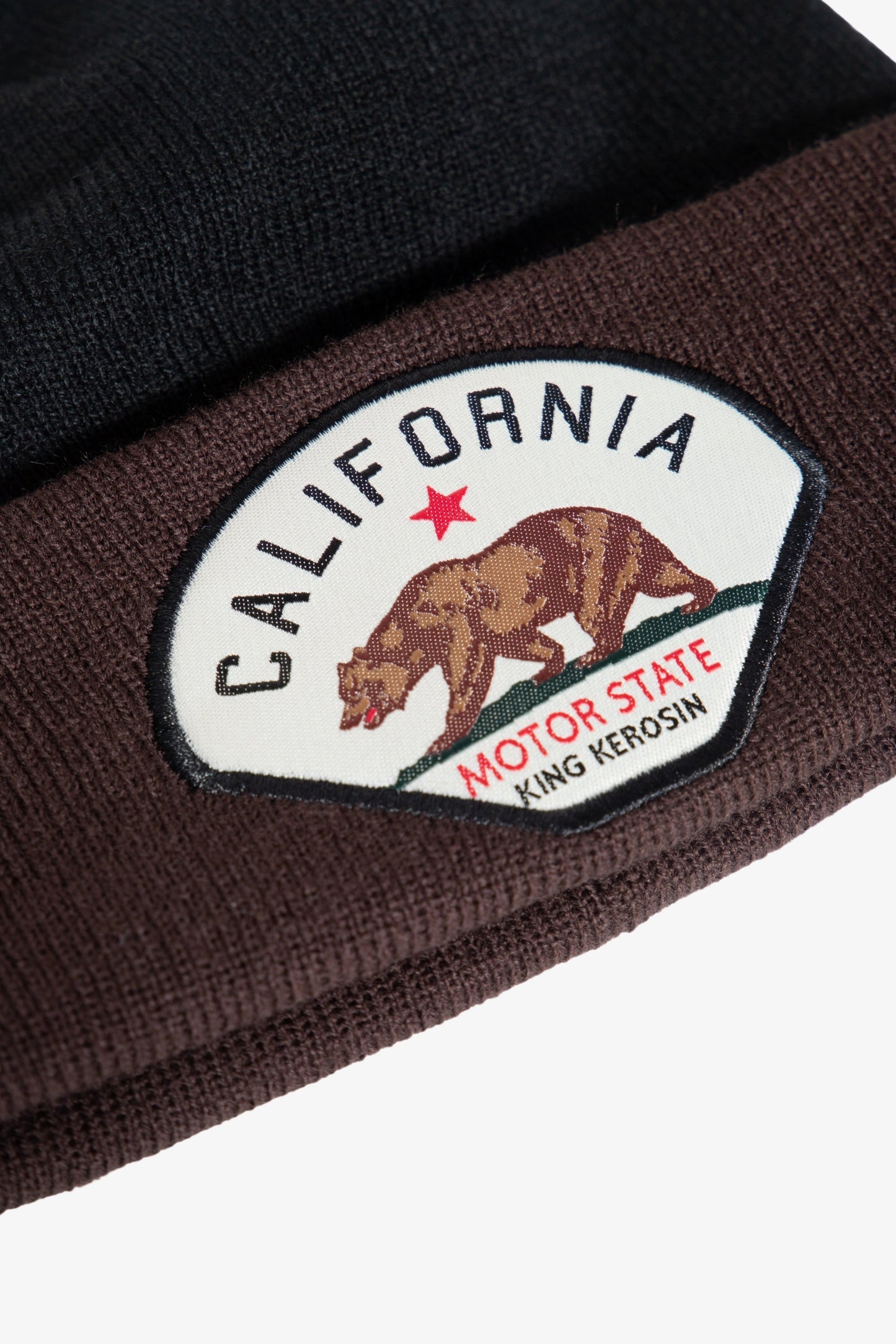 Patricia – Unisex Knit Beanie with California Motor State Patch